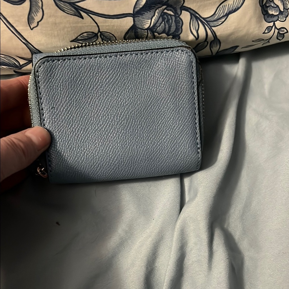 Coach Blue Leather Wallet - Picture 5 of 8